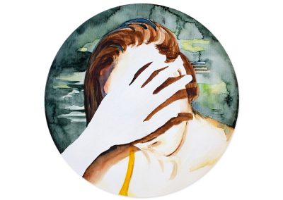 "touched by a cam" von Sophia Kirst | 2020 | Aquarell auf Papier | 185 € | Kunstverein Traunstein